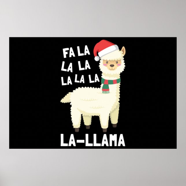 Jul Fa La Llama Essential Poster (Framsidan)