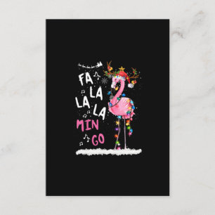 Jul - Fa-La Mingo Flamingo med jul Tilläggskort