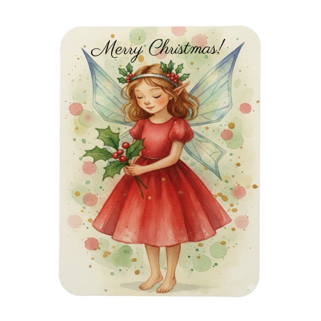 Jul Få vattenkonst  Magnet (Vertikal)