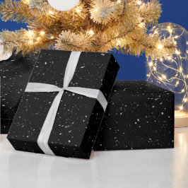 Jul Fågel med halsduk i snöflingor Presentpapper