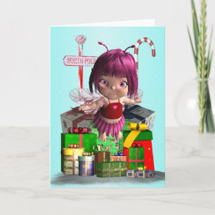 Jul Fairy Helgkort