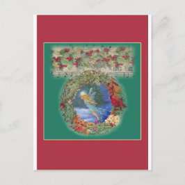 Jul Fairy Magic Illustration Helg Vykort