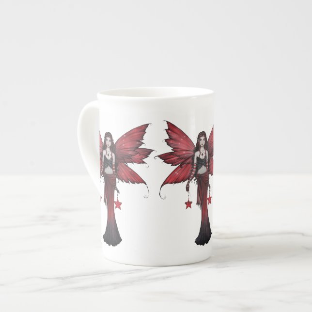 Jul Fairy Tall Mugg Benporslin Mugg (Framsida vänster)
