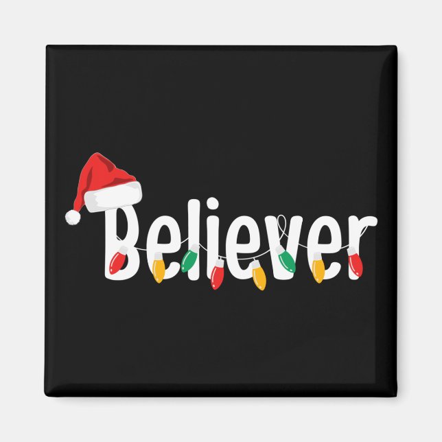 Jul Faith Believer | JULTOMTEN JULAFTON LJUS Magnet (Framsidan)