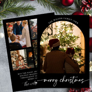 Jul familj God Jul Grattiskort Julkort