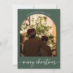 Jul familj God jul hälsningskort Julkort