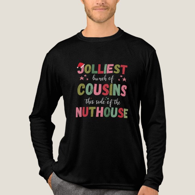 Jul Familj Kusin Återförening Matchande T Shirt (Framsida)