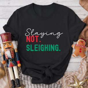 Jul Familj Matchande Roliga Naughty List Gen Z T Shirt