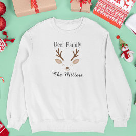 Jul Familj Minimalistisk Ren Jul T Shirt