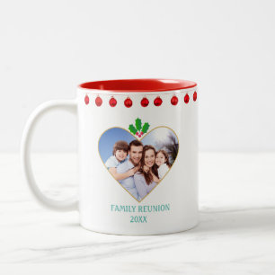 Jul Familjefest, Hjärt & Holly Berry Två-Tonad Mugg