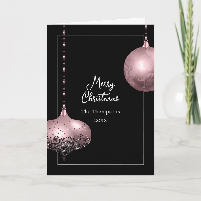 Jul Familjefoto Collage Högtidskort Helgkort (Framsida)