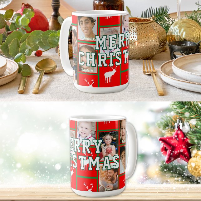 Jul Familjefoto Kaffemugg (Skapare uppladdad)