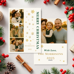 Jul Familjefoto på Budget Julkort