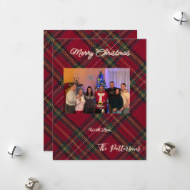 Jul Familjefoto Rutar Jul Platt Semesterkort Julkort