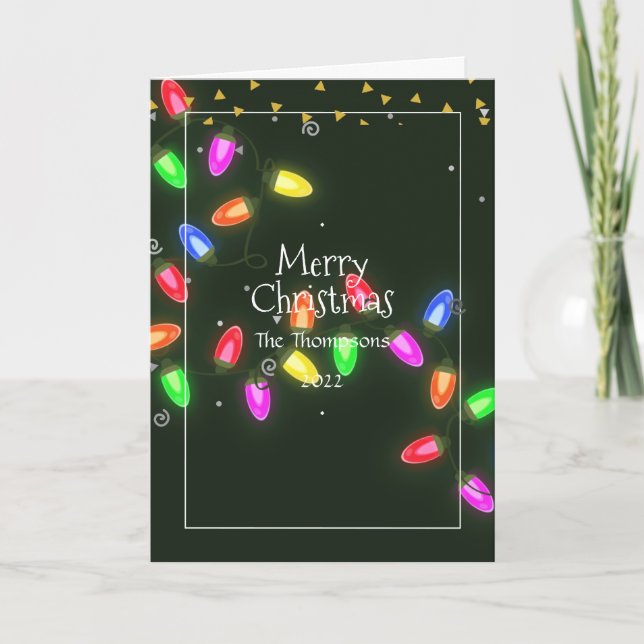 Jul Familjefoto Semestergreetingkort Helgkort (Framsida)