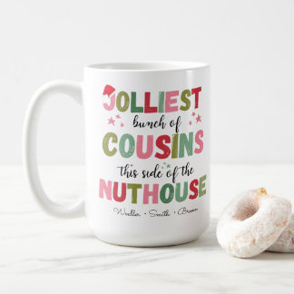 Jul Familjen Namn Kusin Återförening Matchande Kaffemugg