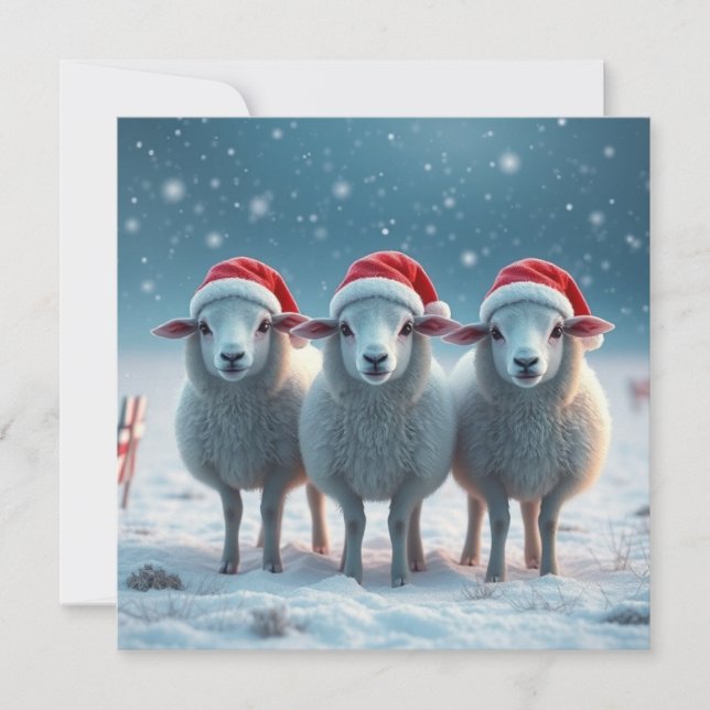 Jul får julkort (Framsida)