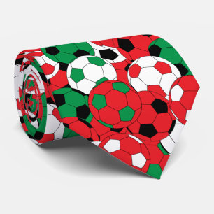 Jul-Färg-fotboll-två-sidutskrift Slips
