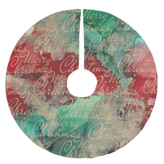 Jul Färg Julgransmatta Borstad Polyester