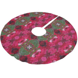 Jul Färg Kaleidoscope Julgran Skirt Julgransmatta Borstad Polyester