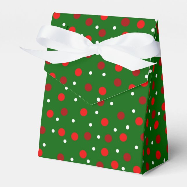 Jul Färg Pok A Dots Tält Favoritbox Presentaskar (Framsidan Sidan)