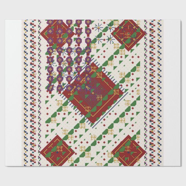 Jul färger  presentpapper (Platt)