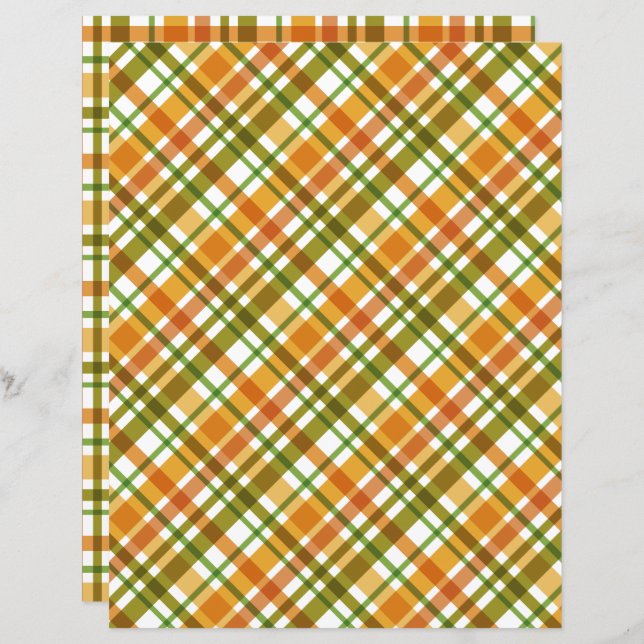 Jul Färger Rutat  (Fram/baksida)