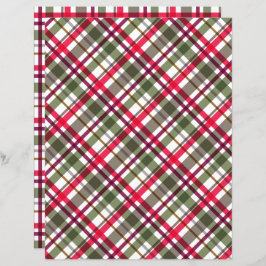 Jul Färger Rutmönster