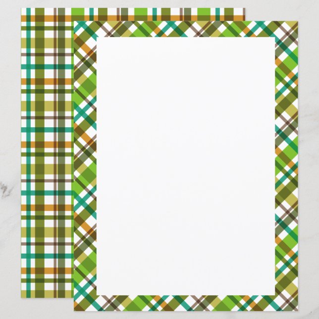 Jul Färger Rutmönstrad Filta (Fram/baksida)