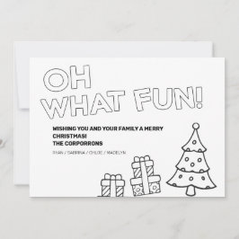 Jul Färgläggning Jul Foto Kort