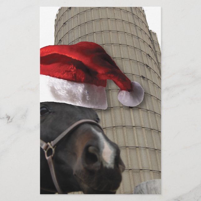 Jul Farm Horse Brevpapper (Framsida)