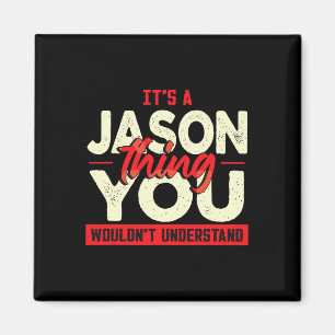 Jul Fars dag Birthday Namn Jason Magnet