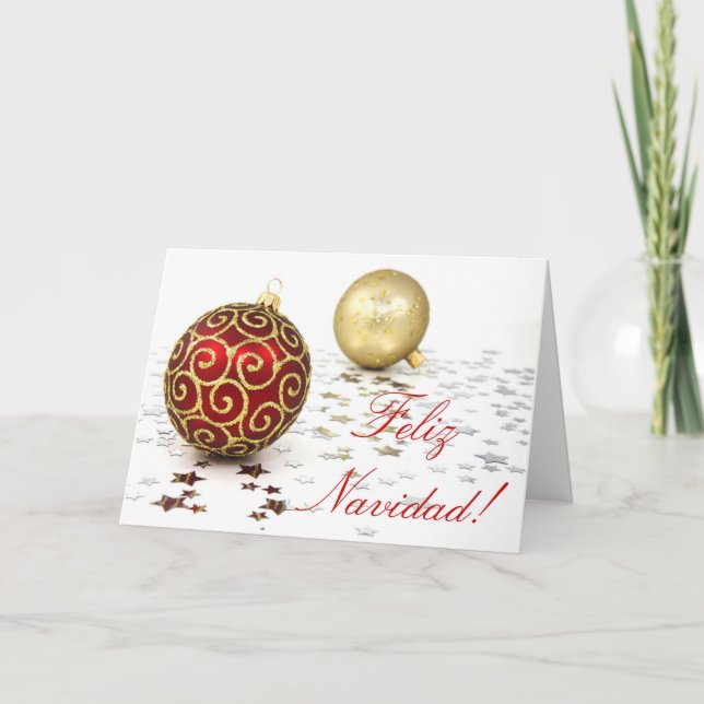 jul Feliz Navidad Helgkort (Framsida)