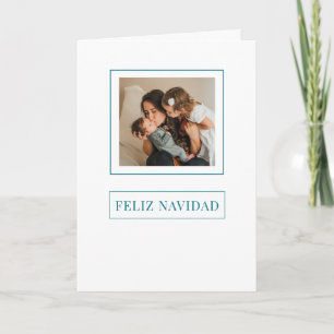 Jul Feliz navidad Minimalist Helgdag Photo Helgkort