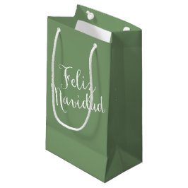 jul Feliz Navidad Small Gift Bag