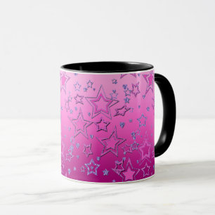 Jul fest glans gradient glitterkonfetti st mugg