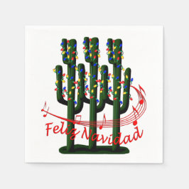 Jul Fiesta Feliz Navida Party Cocktail Pappersservett