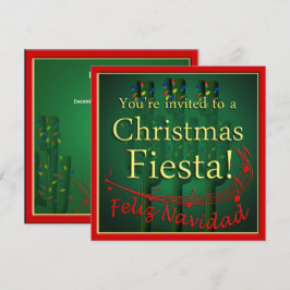 Jul Fiesta Party-inbjudan Inbjudningar