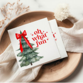Jul firande fest Åh vad roligt Pappersservett