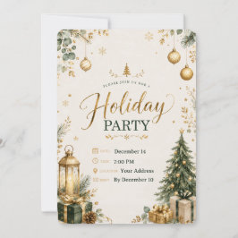 Jul firande festinladning Elegant Inbjudningar