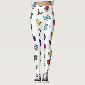 Jul Firande Jul Leggings Byxor för Kvinnor