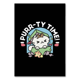 Jul Firande med PurrTime Cat Bordsnummer