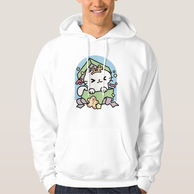 Jul Firande med PurrTime Cat Hoodie (Framsida)