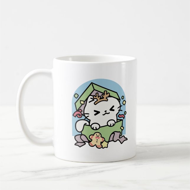 Jul Firande med PurrTime Cat Kaffemugg (Vänster)