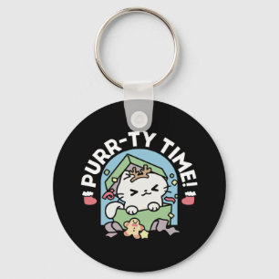 Jul Firande med PurrTime Cat Nyckelring