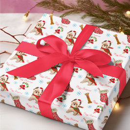 Jul Firande med Yorkie Presentpapper