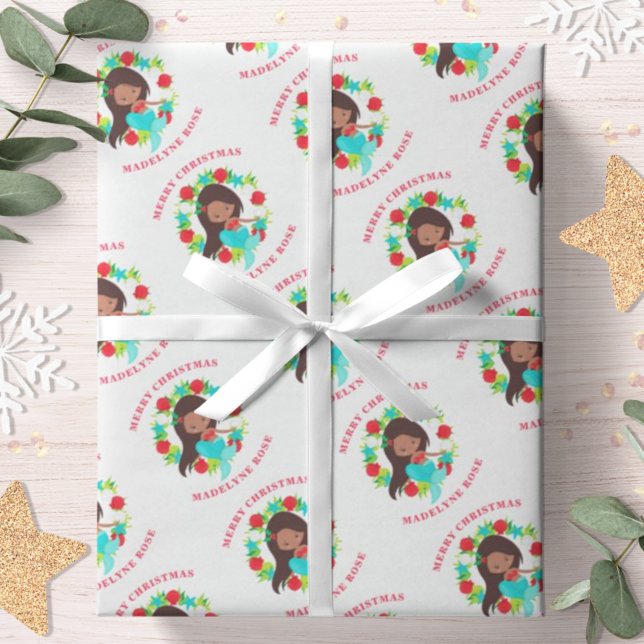 Jul Fiskskal Namn Personanpassad Presentpapper (Skapare uppladdad)