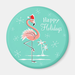 Jul Flamingo Glad helg-magnetrunda Magnet