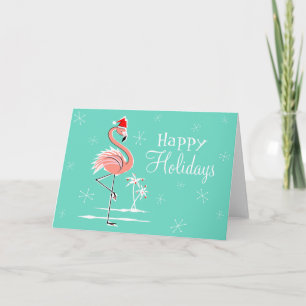 Jul Flamingo Glad helg vågrät