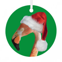 Jul Flamingo Ornament